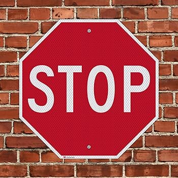 STOP ロードサイン TS40 